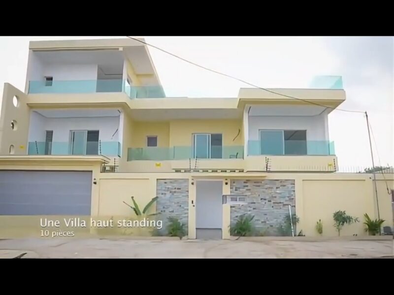 VILLA 10 PIECES A VENDRE COCODY ANGRE NOUVEAU